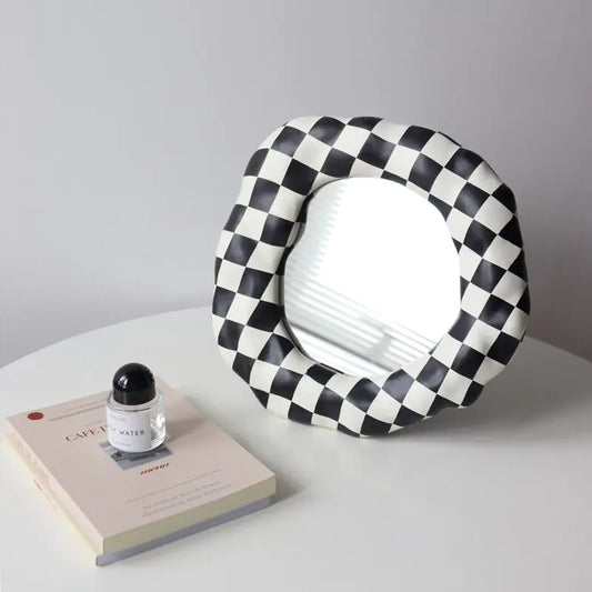 Checkerboard Vanity Mirror
